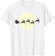 Santa Sleigh On The Moon Christmas Funny T-Shirt - T-Shirt | White