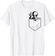 Funny Alien Middle Finger Pocket Adult Humor UFO Meme T-Shirt - T-Shirt | White