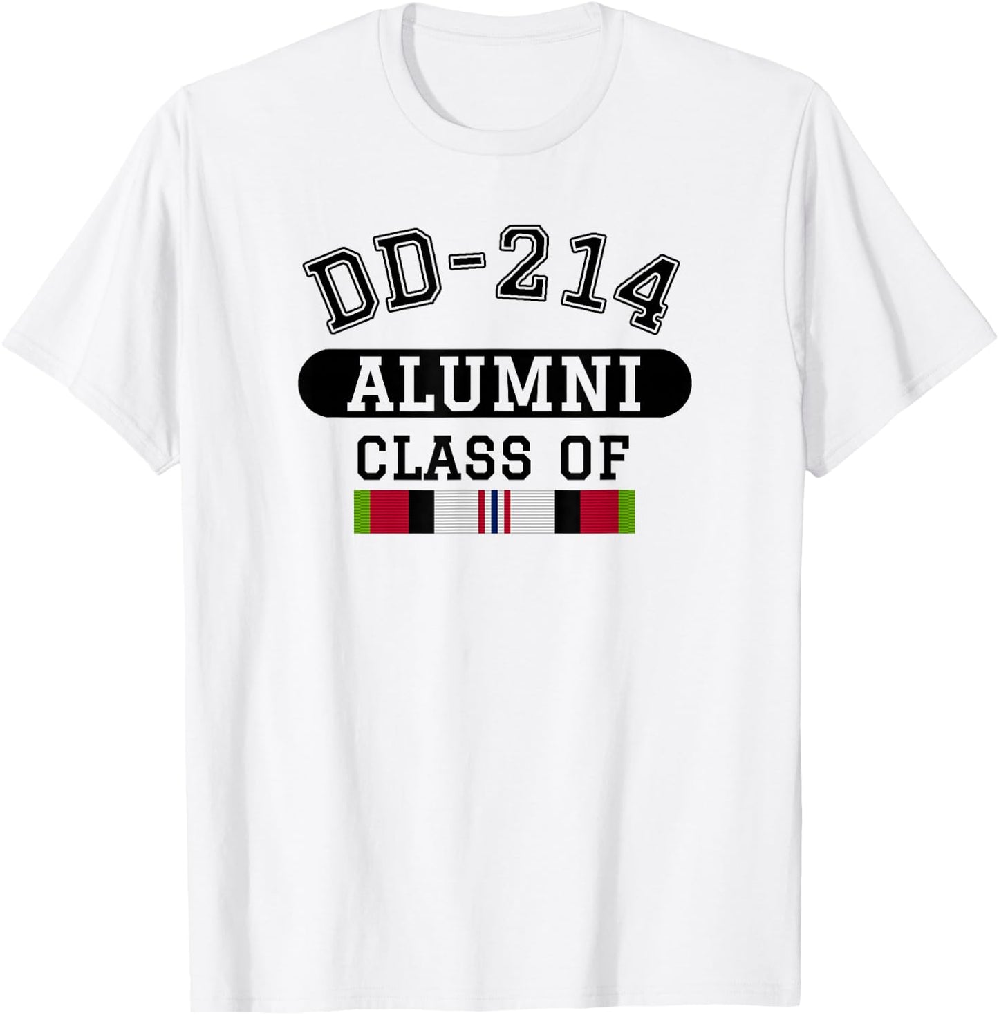 DD-214 Alumni Class of OEF Afghanistan Veteran Pride T-Shirt - T-Shirt | White