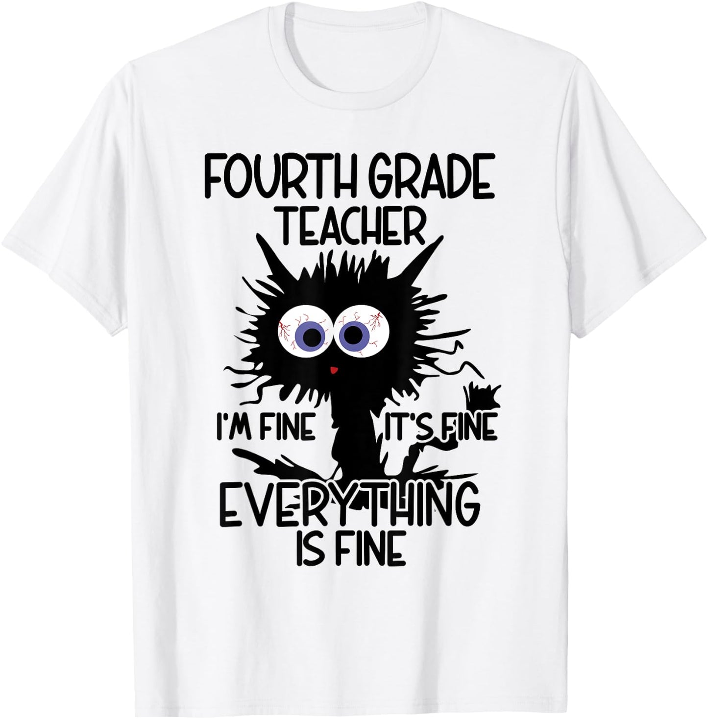 Fourth Grade Teacher 4th Grade Apparel T-Shirt - T-Shirt | White