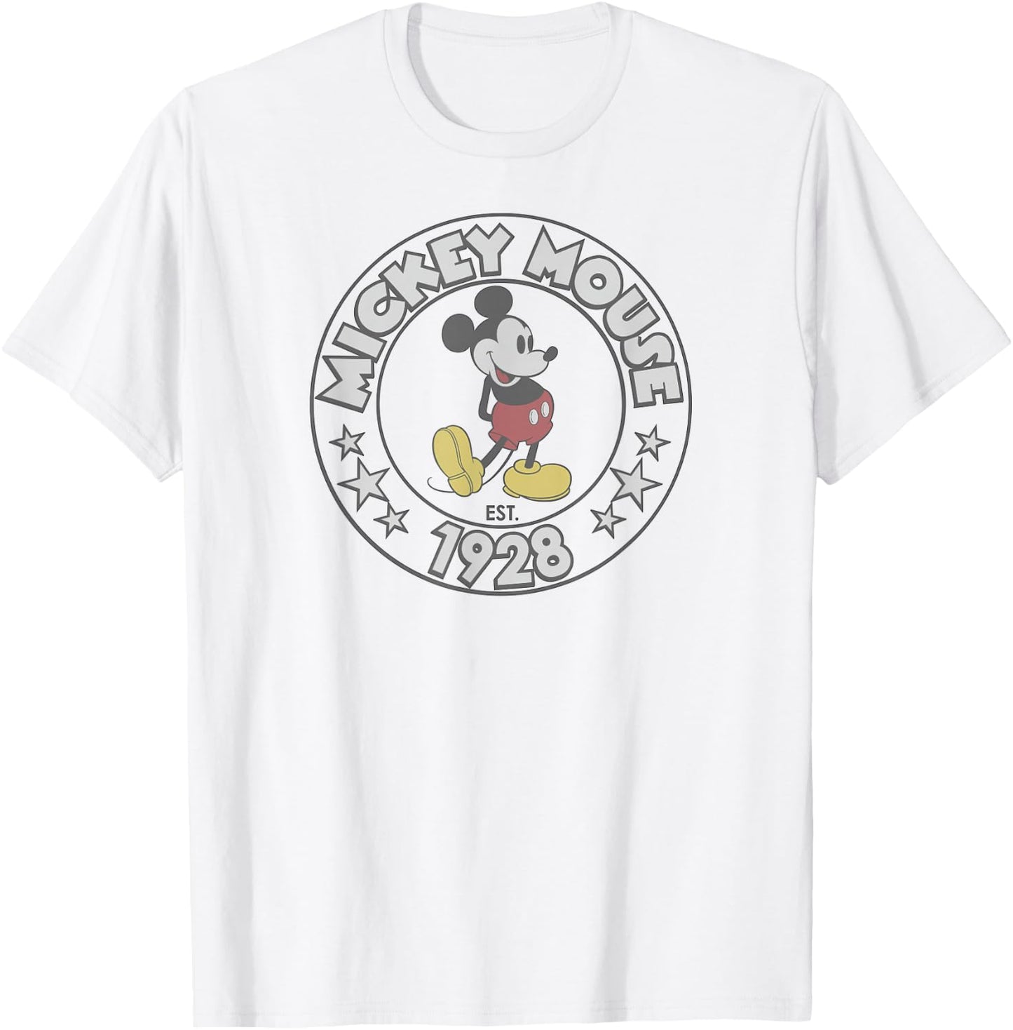 Disney - Retro Mickey Mouse Original 90th Anniversary T-Shirt - T-Shirt | White