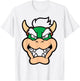 Nintendo Super Mario Bowser Large Face Chest Portrait T-Shirt - T-Shirt | White