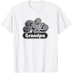 Foxy Grandpa T-Shirt - T-Shirt | White