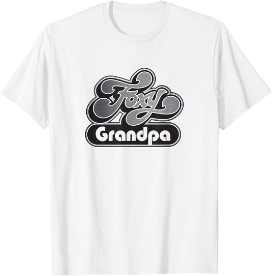 Foxy Grandpa T-Shirt - T-Shirt | White