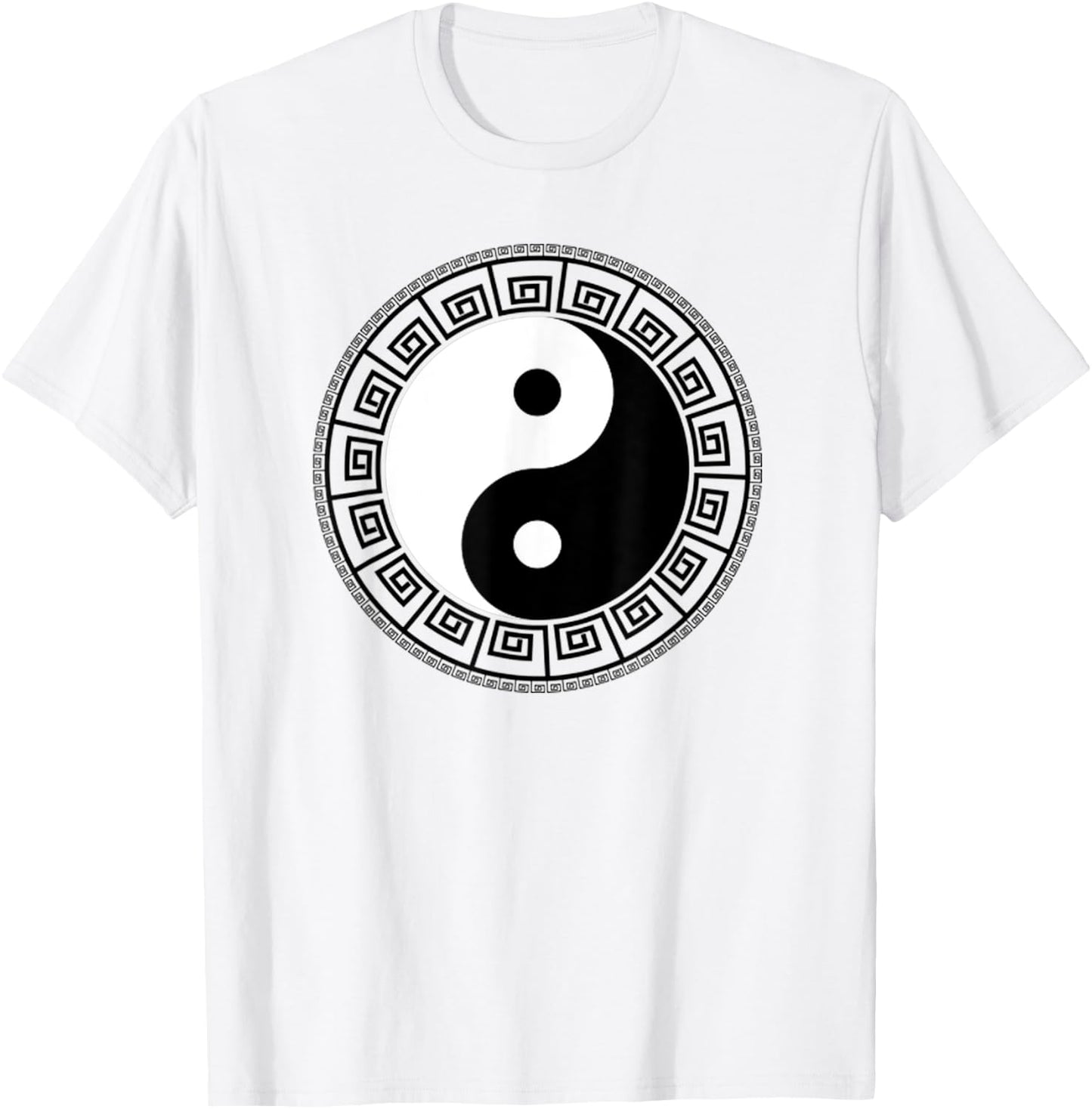 Yin Yang Psychedelic Design | Peace Love & Harmony T-Shirt - T-Shirt | White