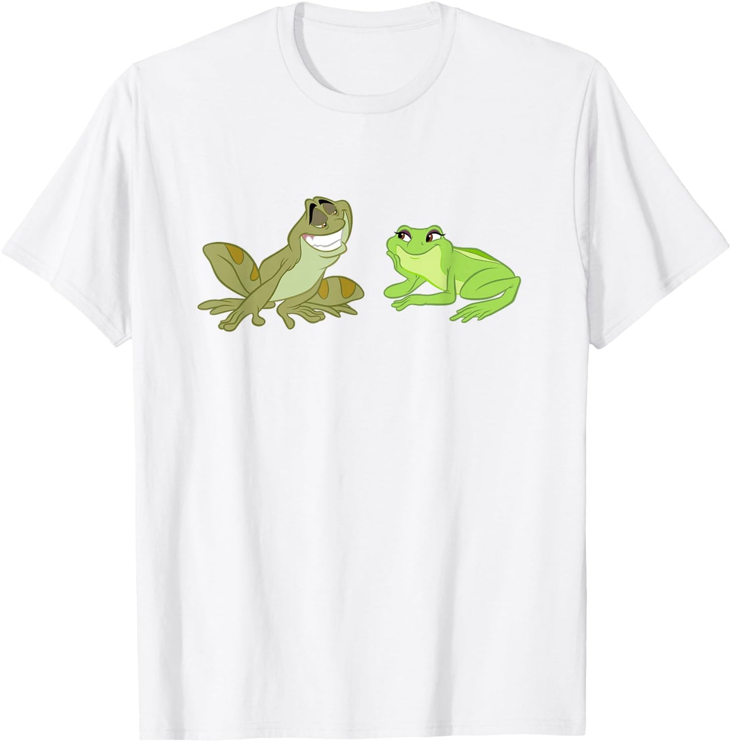 Disney The Princess and The Frog Tiana and Naveen Small T-Shirt - T-Shirt | White
