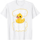 Pretend I'm A Rubber Duck T-Shirt - T-Shirt | White