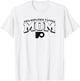 Philadelphia Flyers Mom Arch Orange NHL Officially Licensed T-Shirt - T-Shirt | White