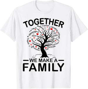 Together We Make A Family Matching Family Reunion Party 2025 T-Shirt - T-Shirt | White