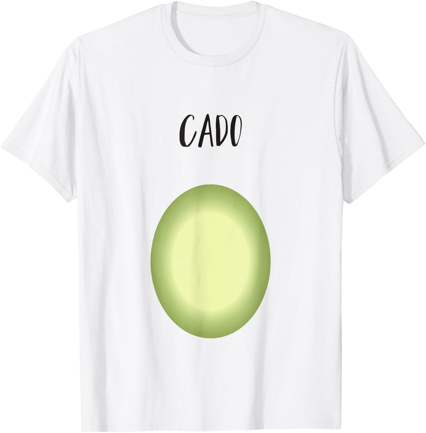 Part 2 of 2 Avocado Couple Costume for Halloween T-Shirt - T-Shirt | White