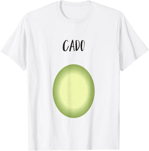 Part 2 of 2 Avocado Couple Costume for Halloween T-Shirt - T-Shirt | White