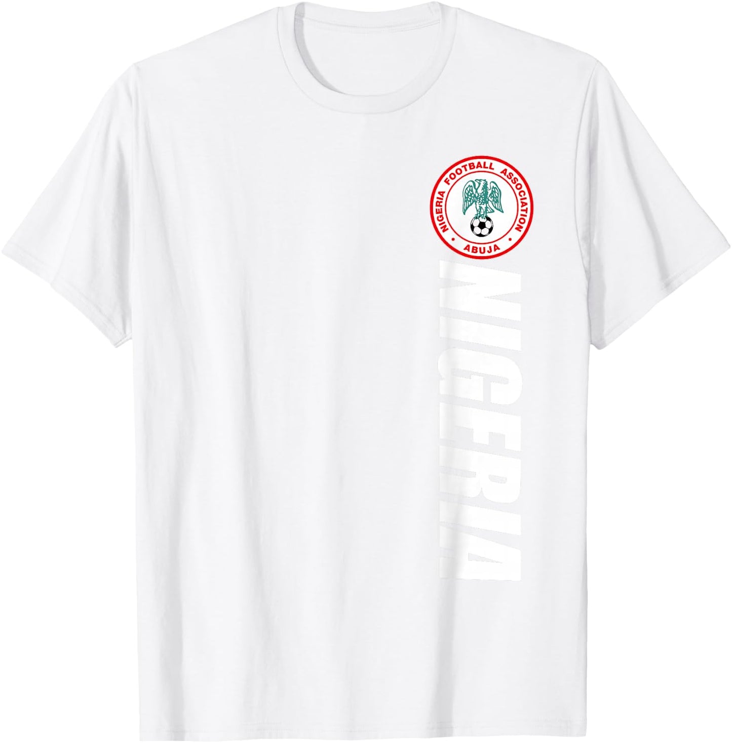 Nigeria Football Souvenir Naija Roots Gifts Proud Nigerian T-Shirt - T-Shirt | White