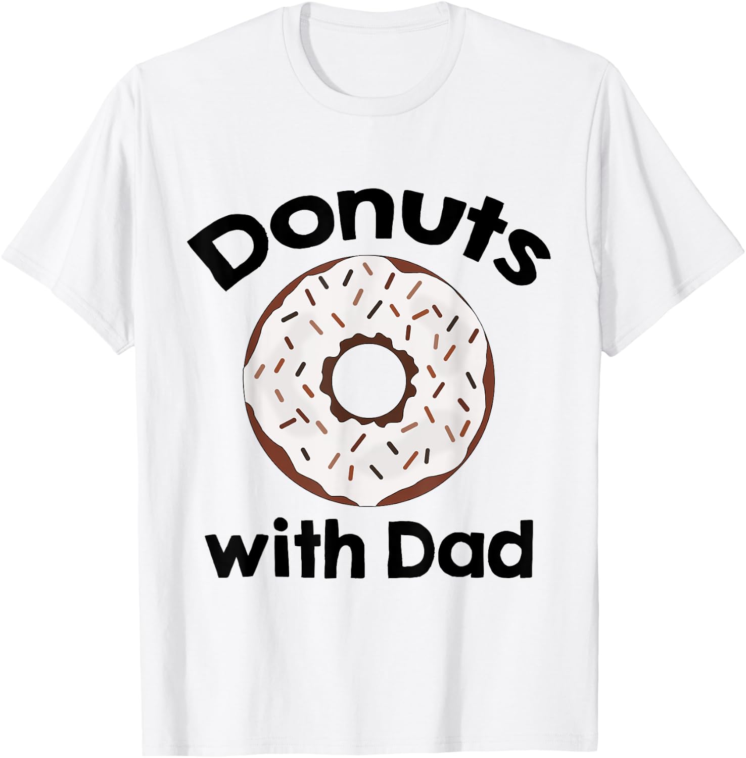 Donuts with Dad T-Shirt - T-Shirt | White