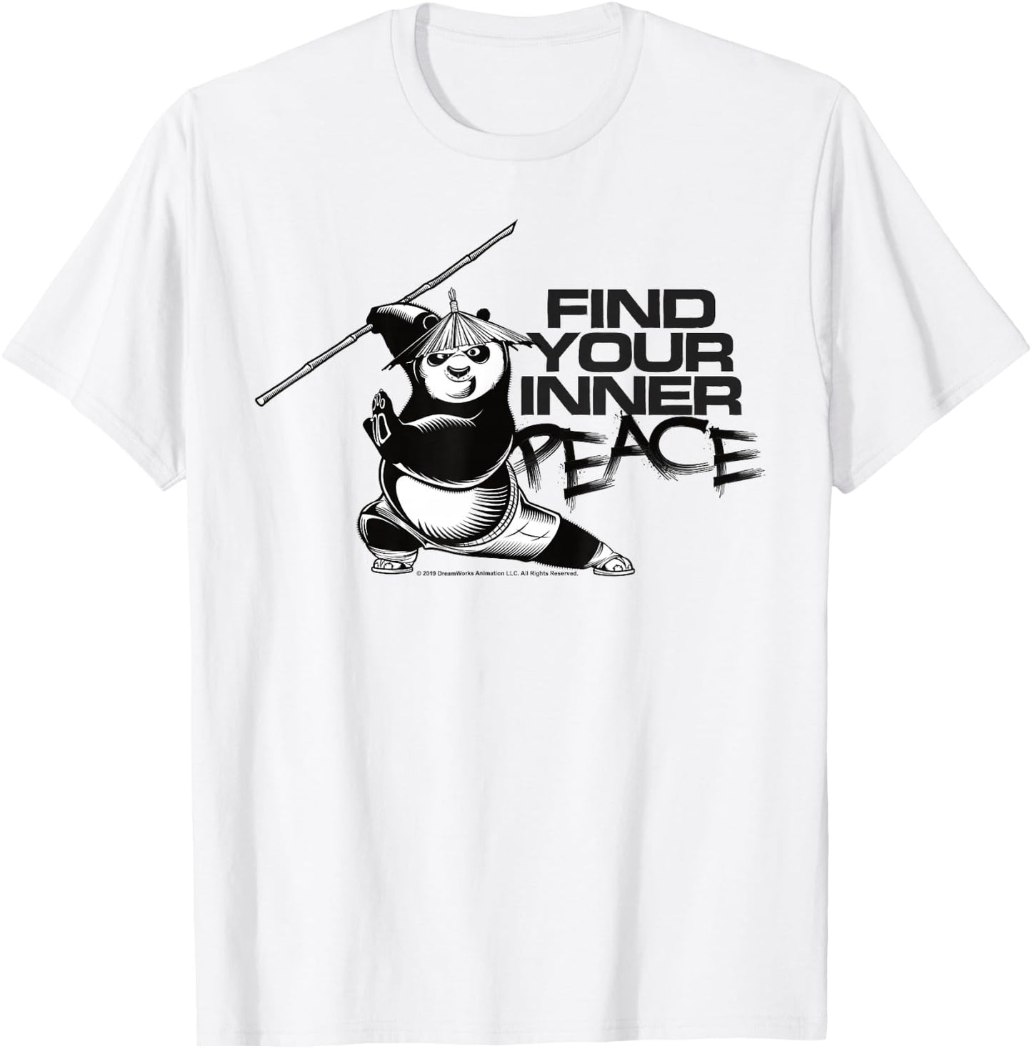 Kung Fu Panda Find Your Inner Peace Portrait T-Shirt - T-Shirt | White