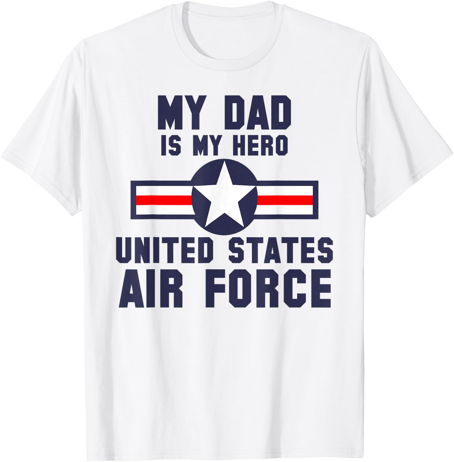 My Dad is My Hero United States Air Force Vintage T-Shirt - T-Shirt | White