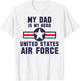 My Dad is My Hero United States Air Force Vintage T-Shirt - T-Shirt | White