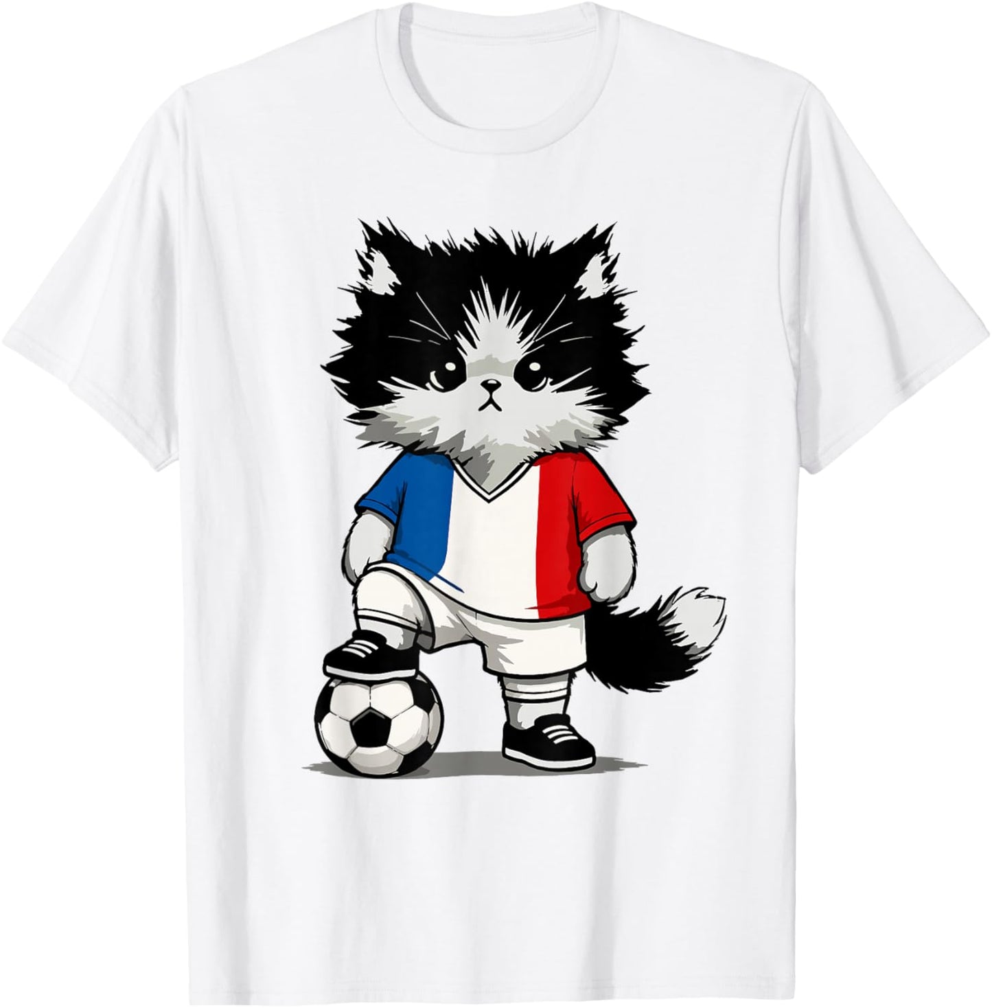 French Flag Men Women Kids France T-Shirt - T-Shirt | White