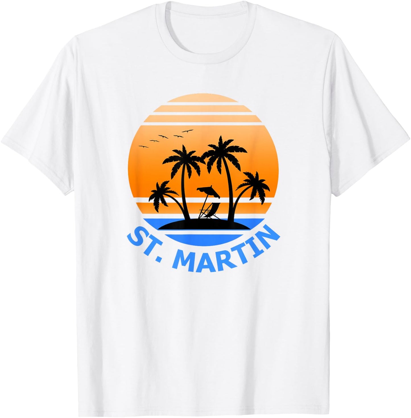 St. Martin Shirt St Martin Holiday shirt Vacation T-Shirt - T-Shirt | White