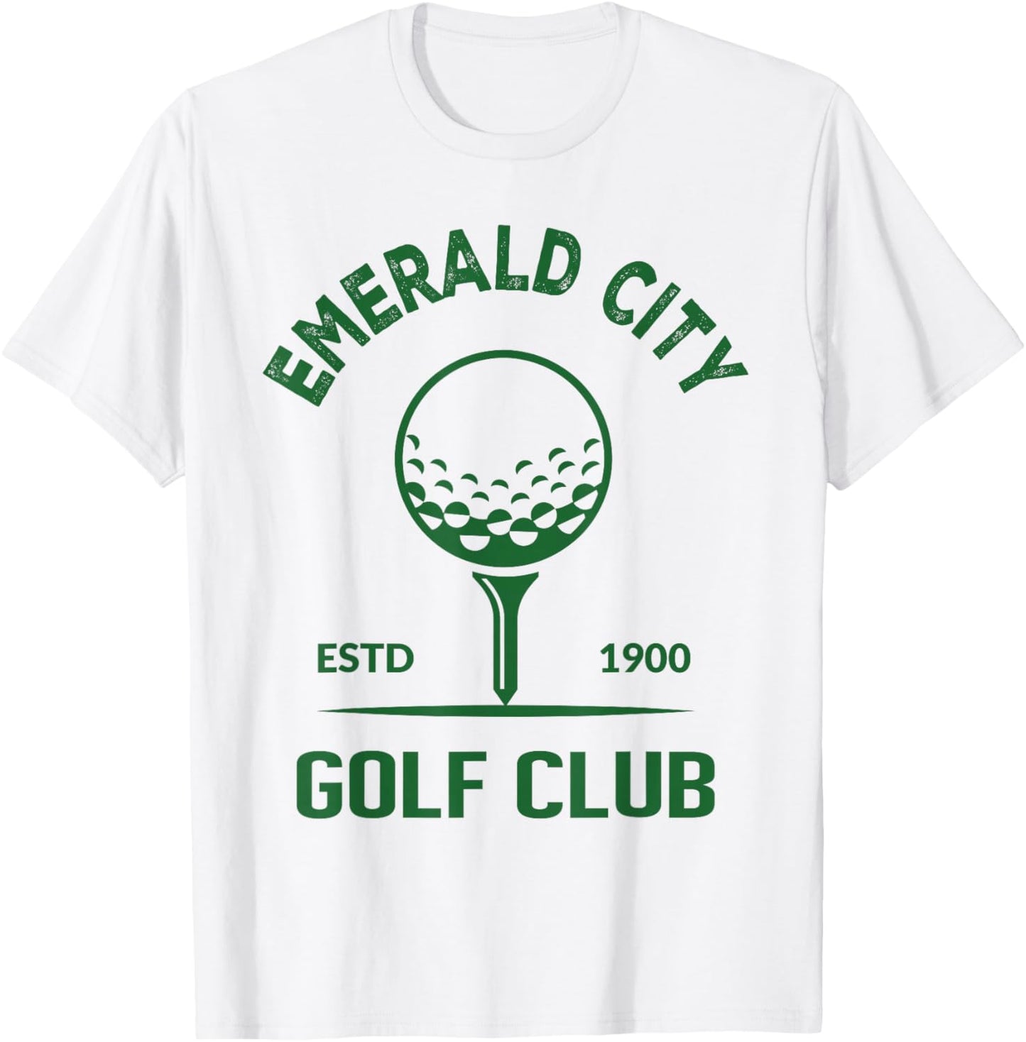 Wizard of Oz Emerald City Golf Club Player Costume Halloween T-Shirt - T-Shirt | White