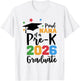 Proud Nana of A Pre-K 2026 Graduate Class of 2026 Grad T-Shirt - T-Shirt | White