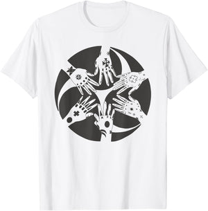 Okinawan Hajichi Historical Uchina Tattoo T-Shirt - T-Shirt | White