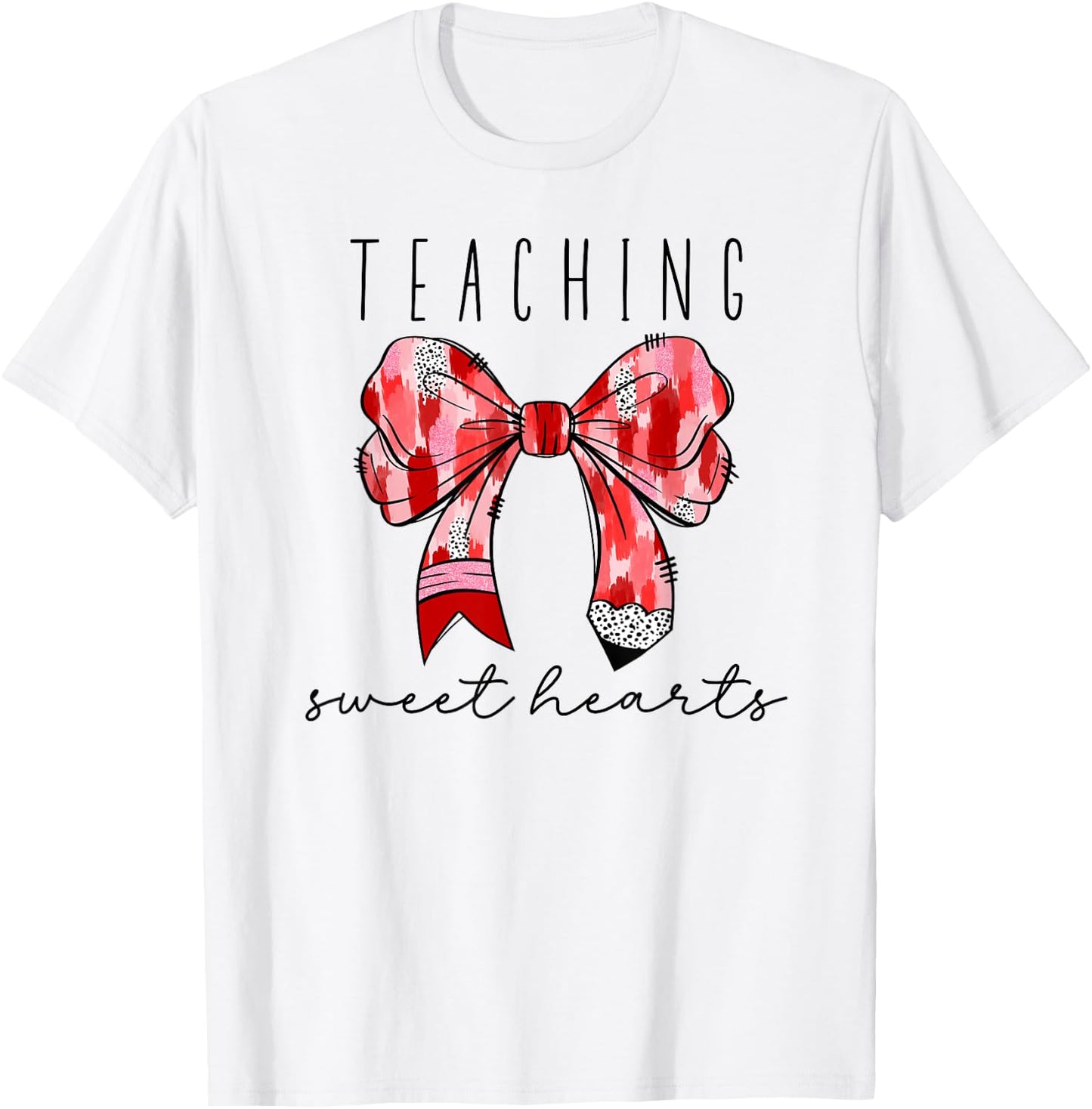 Teaching Sweet Hearts Teacher Valentine’s Day Women T-Shirt - T-Shirt | White