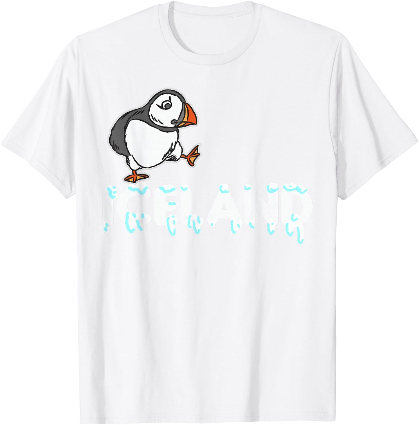 Iceland Puffin T-Shirt - T-Shirt | White