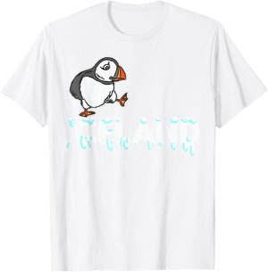 Iceland Puffin T-Shirt - T-Shirt | White