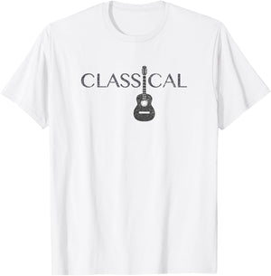 Classical Guitar T-Shirt - T-Shirt | White