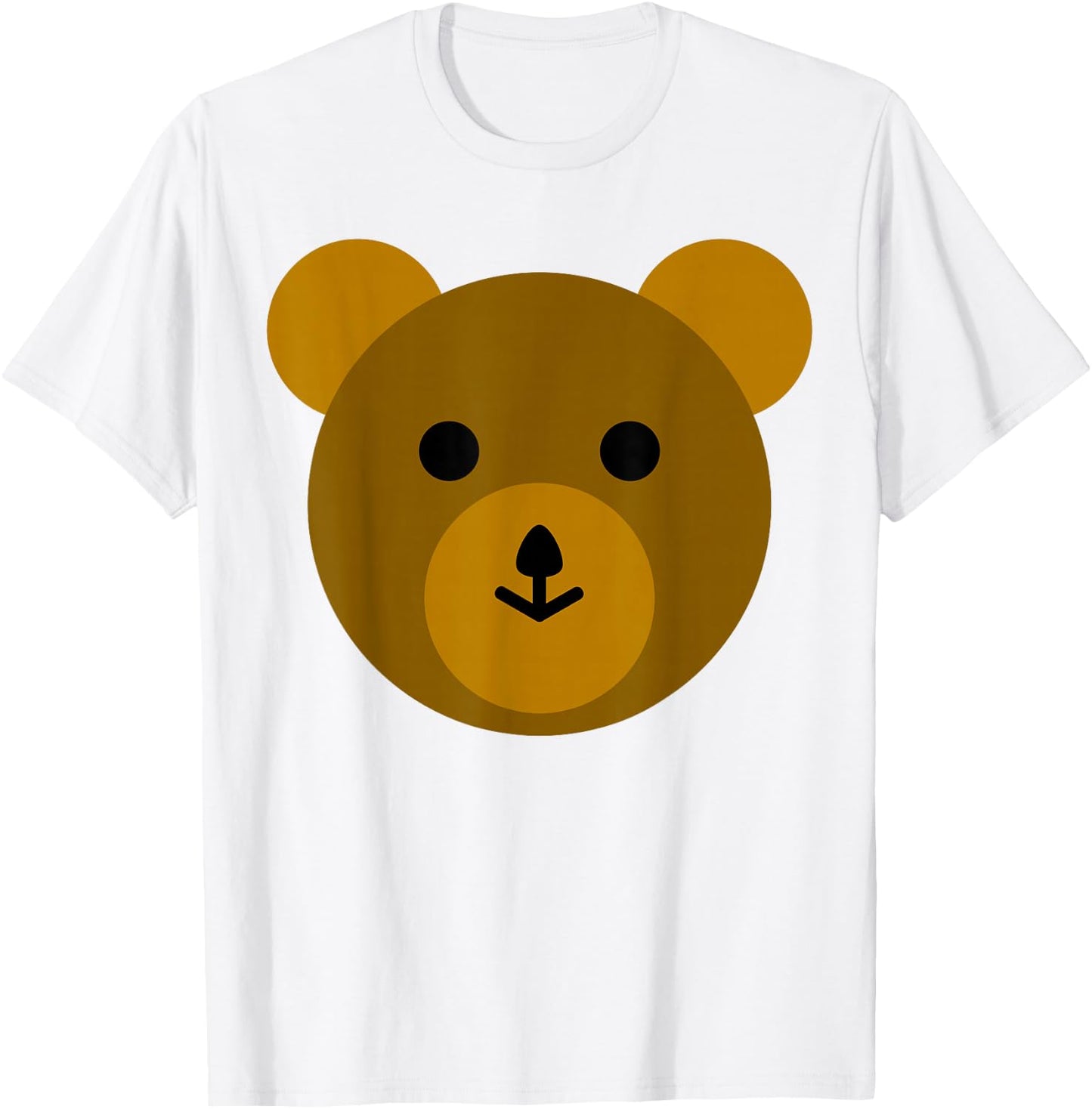 Cute Brown Bear Teddy-Bear T-Shirt - T-Shirt | White