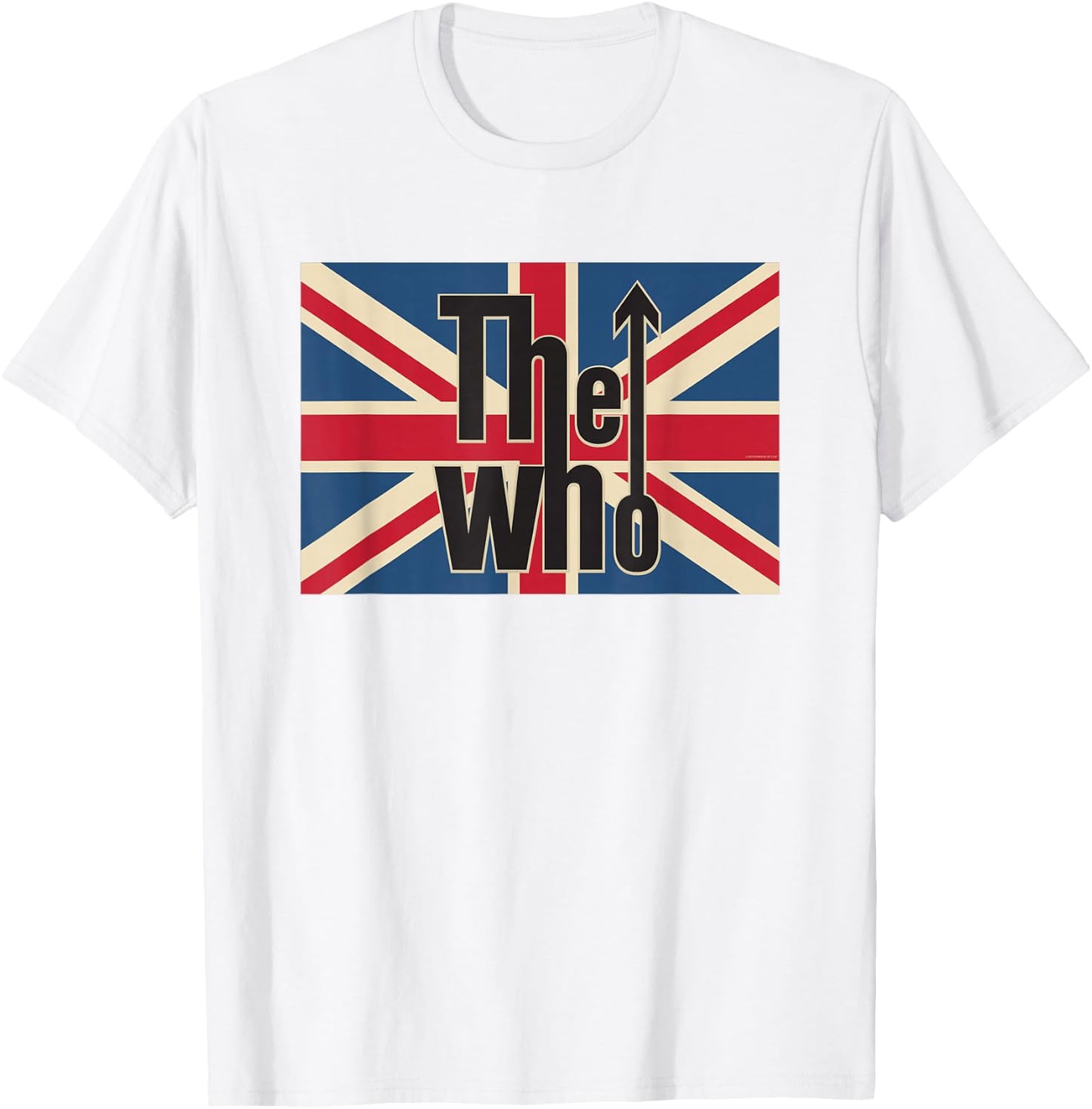 The Who Official Union Jack Flag Logo T-Shirt - T-Shirt | White