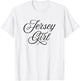 Jersey Girl - Vintage Script T-Shirt - T-Shirt | White