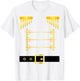 Nutcracker Costume Uniform Matching Toy Soldier T-Shirt - T-Shirt | White