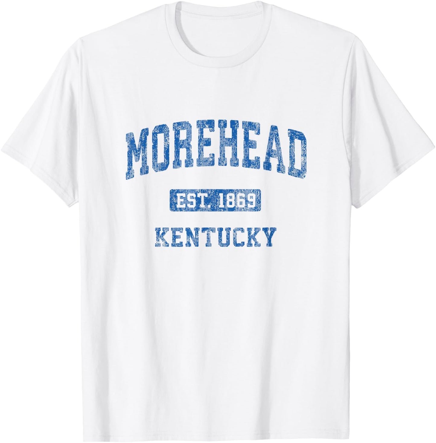 Morehead Kentucky KY Vintage Athletic Sports Design T-Shirt - T-Shirt | White