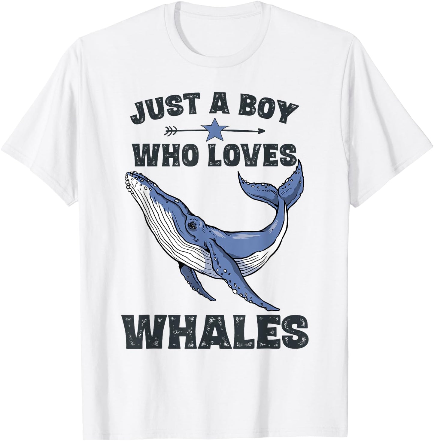 Funny Whale Gifts for Boys Whale Lovers T-Shirt - T-Shirt | White