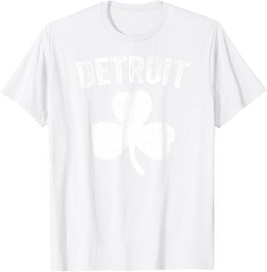 Detroit St. Patrick's Day Parade Irish T-Shirt - T-Shirt | White