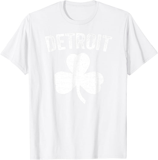 Detroit St. Patrick's Day Parade Irish T-Shirt - T-Shirt | White