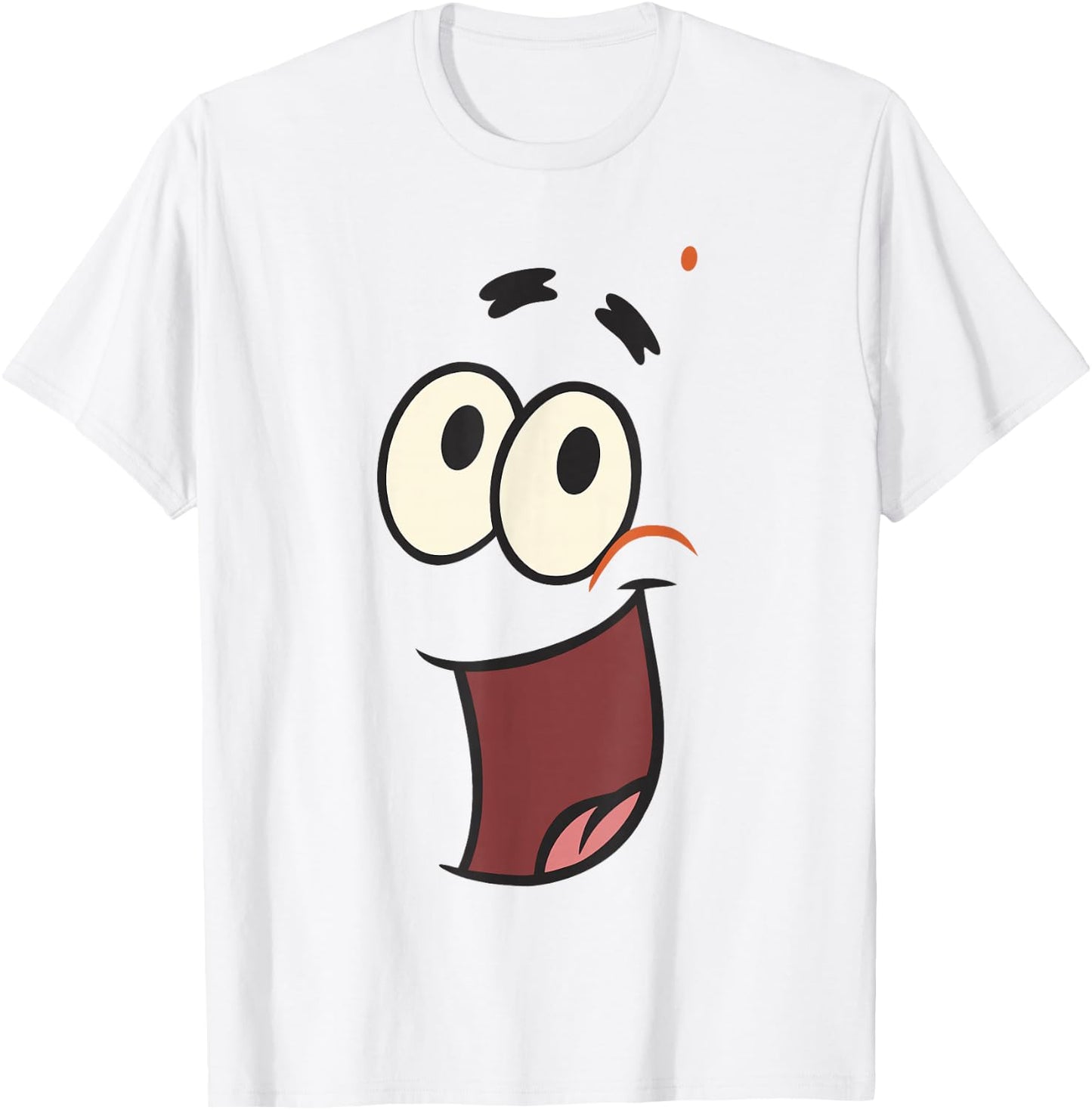 Spongebob Squarepants Patrick Star Large Face Costume T-Shirt - T-Shirt | White