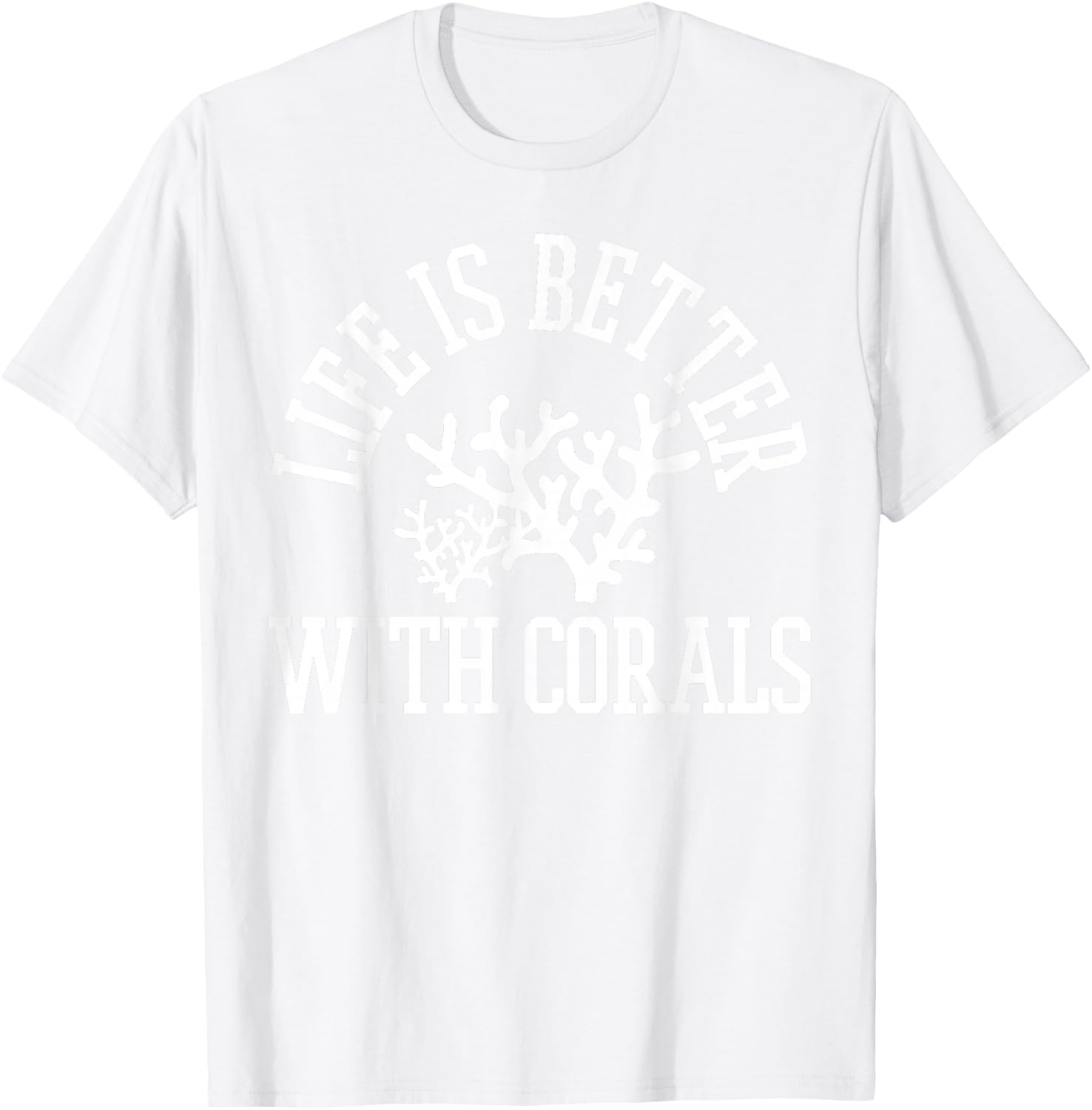 Fish Tank Coral Reef Saltwater Aquarist Gift T-Shirt - T-Shirt | White