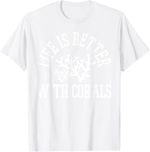 Fish Tank Coral Reef Saltwater Aquarist Gift T-Shirt - T-Shirt | White
