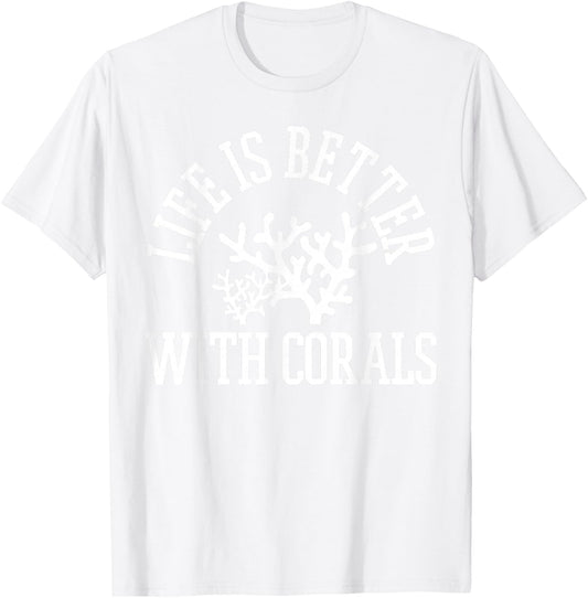Fish Tank Coral Reef Saltwater Aquarist Gift T-Shirt - T-Shirt | White