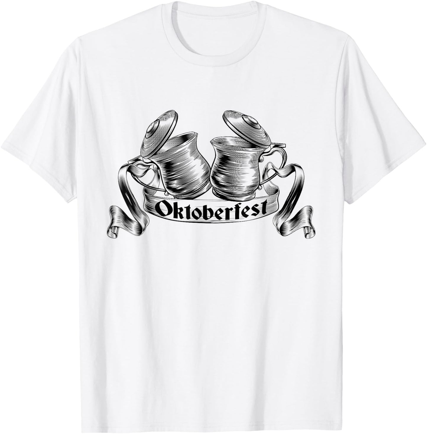 Vintage Oktoberfest Drinking Germany Beer Oktoberfest T-Shirt - T-Shirt | White