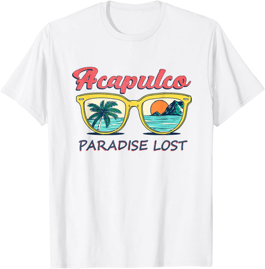 Acapulco Beach Mexico Shirt Paradise Lost Men Women Girls Kids T-Shirt - T-Shirt | White