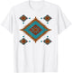 Southwestern Santa Fe Tribal Indian T-Shirt - T-Shirt | White