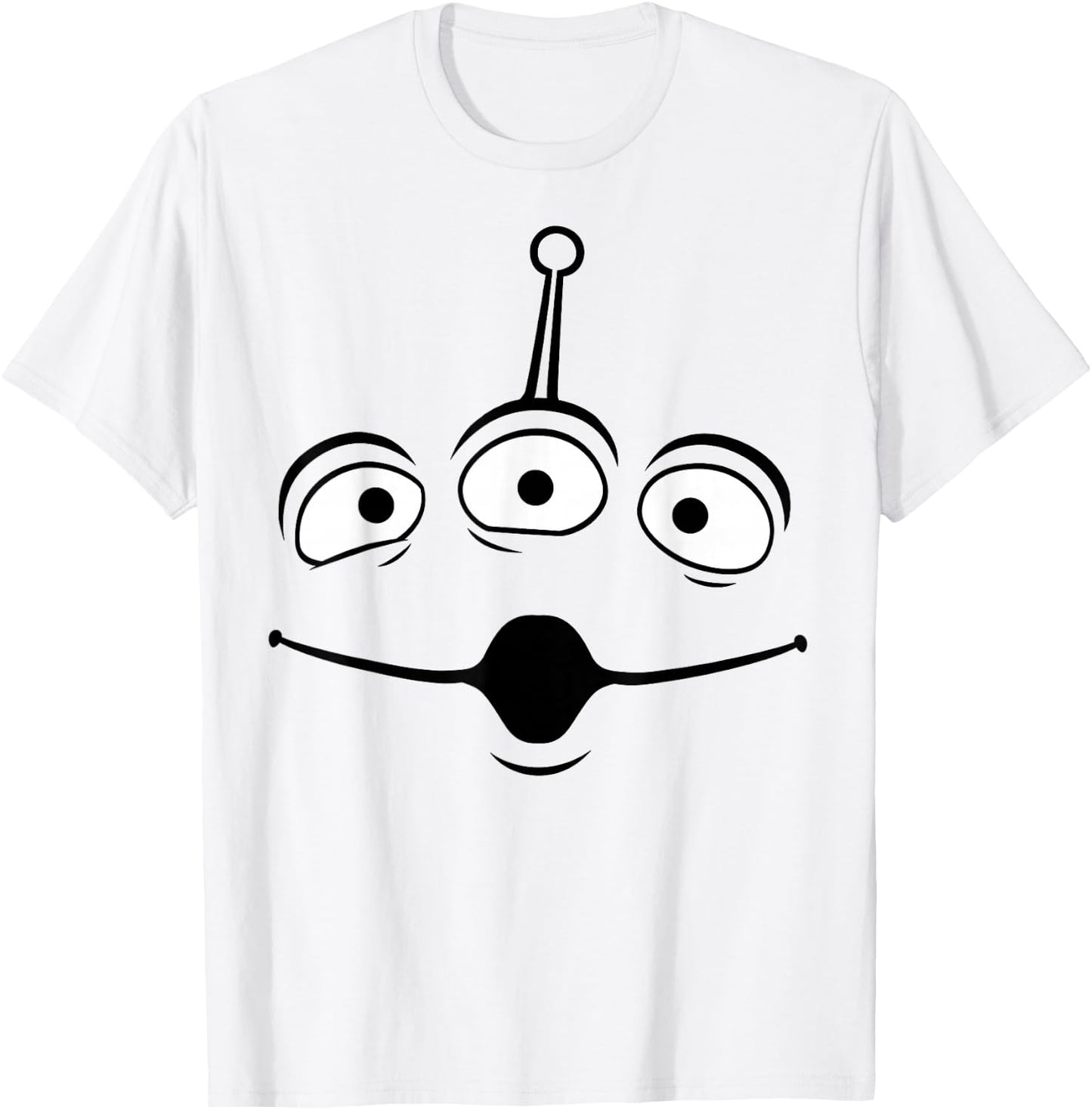 Disney Pixar Toy Story Alien Face Halloween T-Shirt - T-Shirt | White