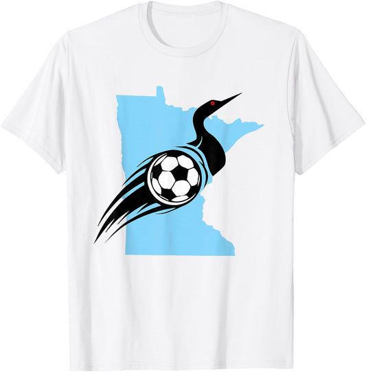 Minnesota Soccer Loon T-Shirt - T-Shirt | White