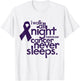 I Walk All Night Because Cancer Never Sleeps Relay T-Shirt - T-Shirt | White