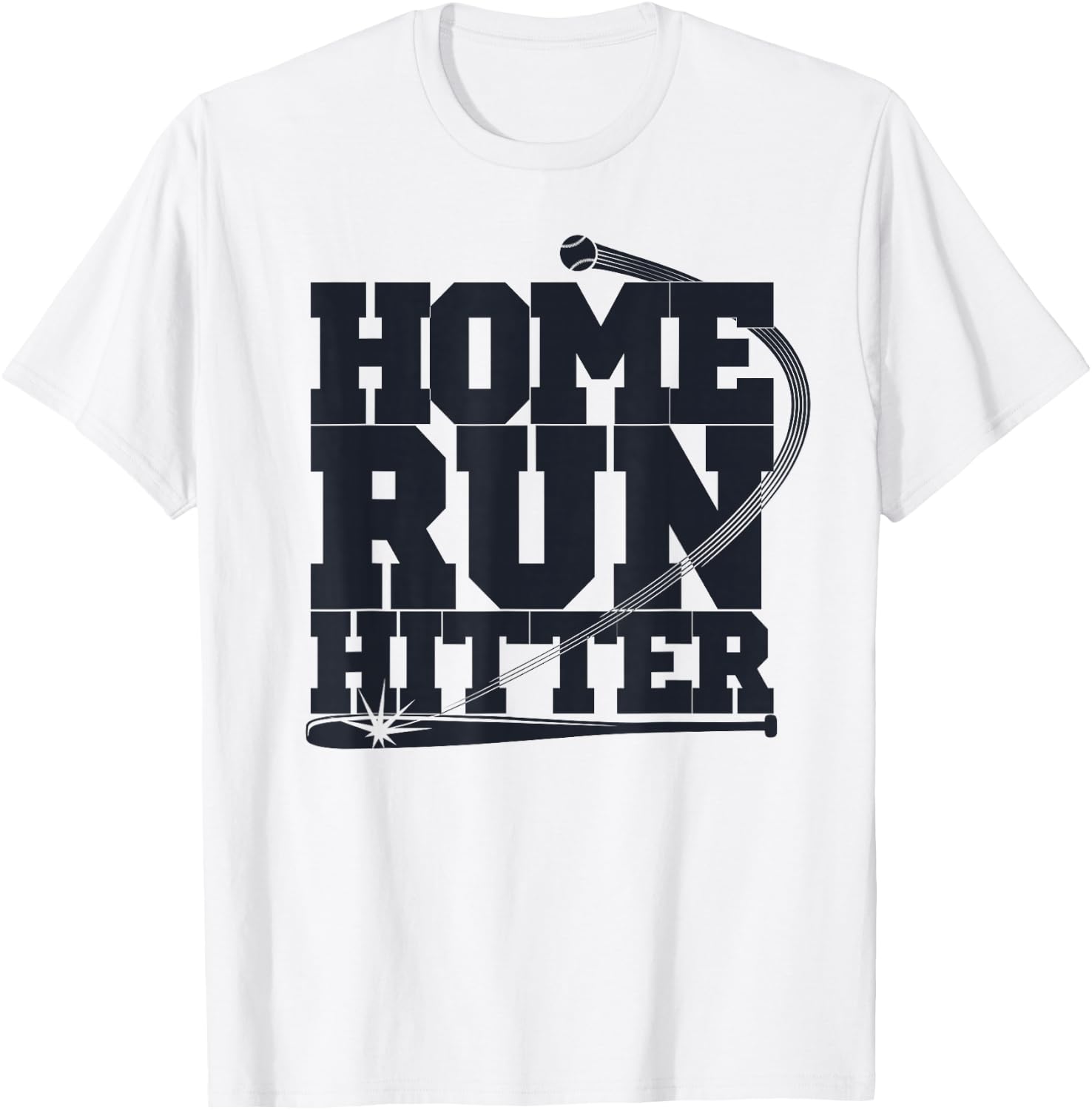 Home Run Hitter Baseball Player Baseball Lover T-Shirt - T-Shirt | White
