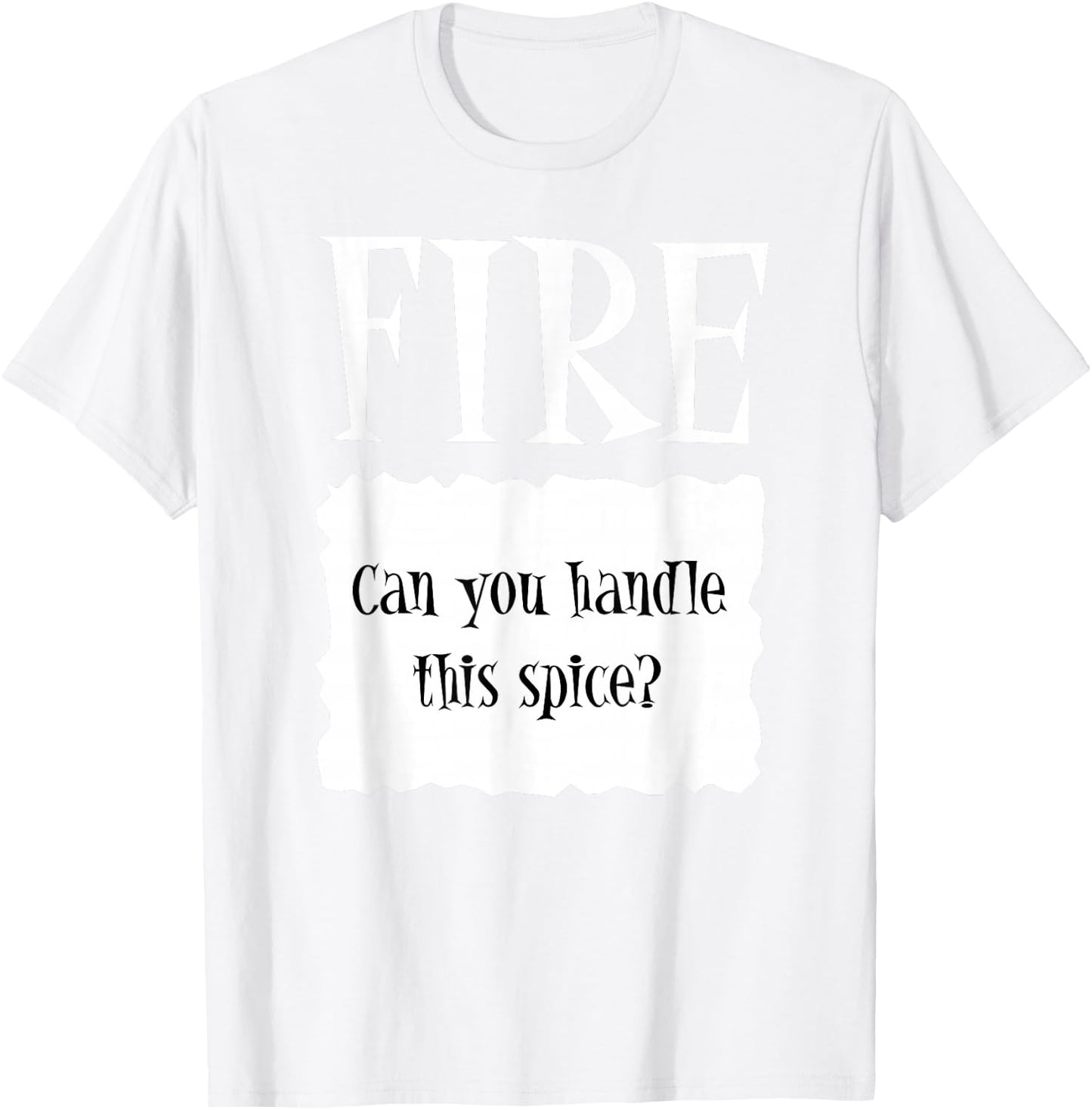 FIRE - Hot Packet Halloween Taco Costume T-Shirt - T-Shirt | White