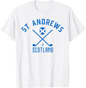St. Andrews Scotland Golf T-Shirt - T-Shirt | White